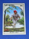 2023 Topps x Bob Ross MIKE TROUT Joy Of Baseball card #80 LOS ANGELES ANGELS