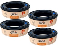 Diaper Genie Clean Laundry Refill Cartridge Max Odor Lock 270 Diapers Pack of 4