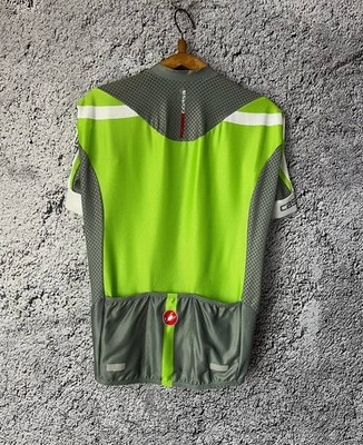 Castelli Rosso Corsa Cycling Jersey Green Full Zip Men Size L | eBay