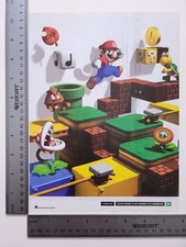 Super Mario 3D World Advertisement Print Ad / Poster Authentic Game Promo Art