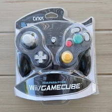 New Cirka Nintendo Wii/GameCube Wired Controller Classic Black