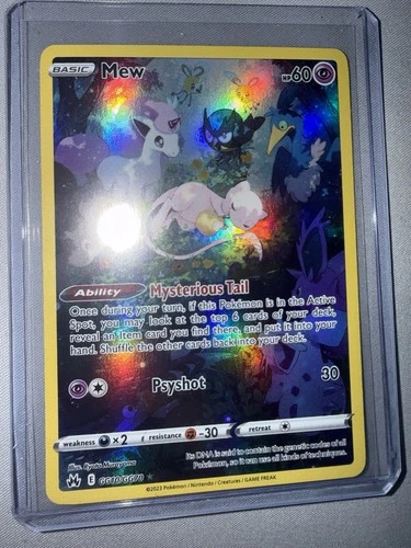 Pokémon TCG Galarian Gallery Crown Zenith Mew GG10/GG70 NM Condition