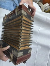 Milano Organetto Vintage German-Made Button Accordion Accordion