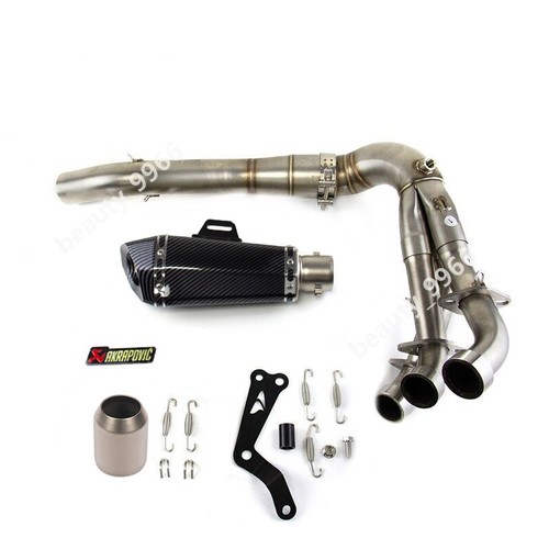 MT-09 2020-2025 for Yamaha MT-09 Whole System Exhaust Front Pipe Muffler Tips