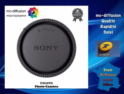 Bouchon Pour Objectifs Sony Séries E Gamme NEX et ILCE ( Logo Sony )