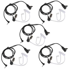 5PCS FBI Earpiece Headset Mic for Motorola Talkabout Two Way Radio Walkie Talkie