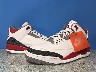 Nike Air Jordan 3 Retro OG Fire Red Sz 9.5 Mens DN3707-160