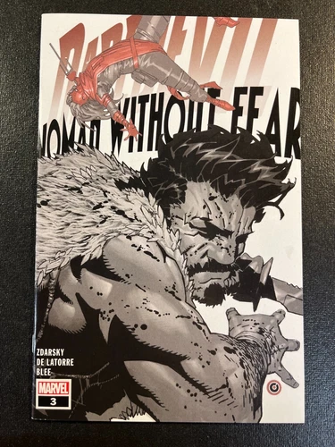 Daredevil Woman Without Fear 3 Chris Bachalo KEY New PUNISHER Logo V 1 Kraven