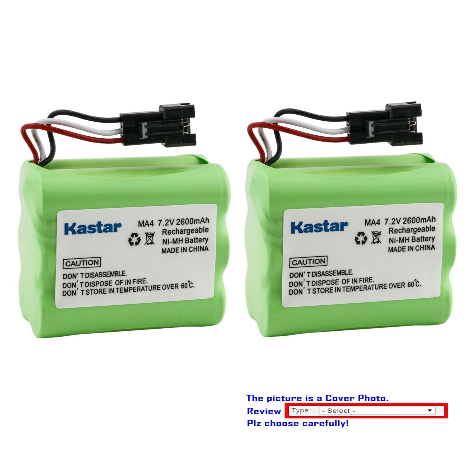 Kastar Battery 2600mAh for Tivoli PAL iPAL Radio Audio MA-4 