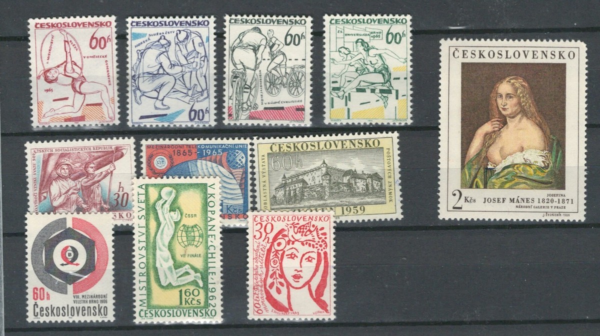 Czechoslovakia Europe SELECTION COMMEMORATIVE MNH STAMPS LOT
