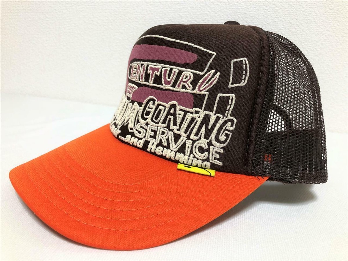 帽子 Kapital Century Denim Trucker Hat Kapital Century Denim Coating Service Trucker Cap Charcoal