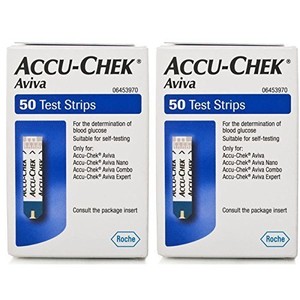 SALE Accu Chek Aviva Diabetic Test Strips 100 (50*2) Nano ...