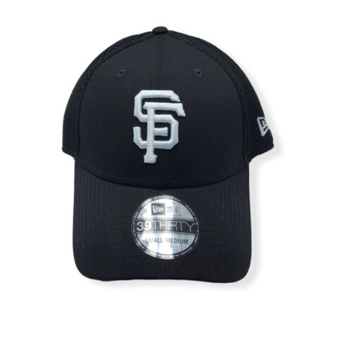 Casquette chapeau ajustée noire New Era San Francisco Giants 39Thirty Neo Flex - Photo 1 sur 8
