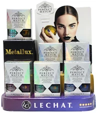 LECHAT PERFECT MATCH METALLUX COLLECTION CHROME GEL + LAC DUO