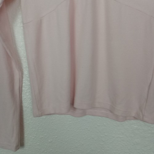 Art Class Top Girl's M (8) Light Pink Ribbed Long Sleeve Blouse Bow Tee NWT - Picture 5 of 9