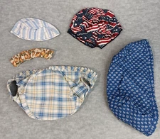 Longaberger Basket Fabric Liners Variety of Sizes and Patterns Lot of 5 NWOP