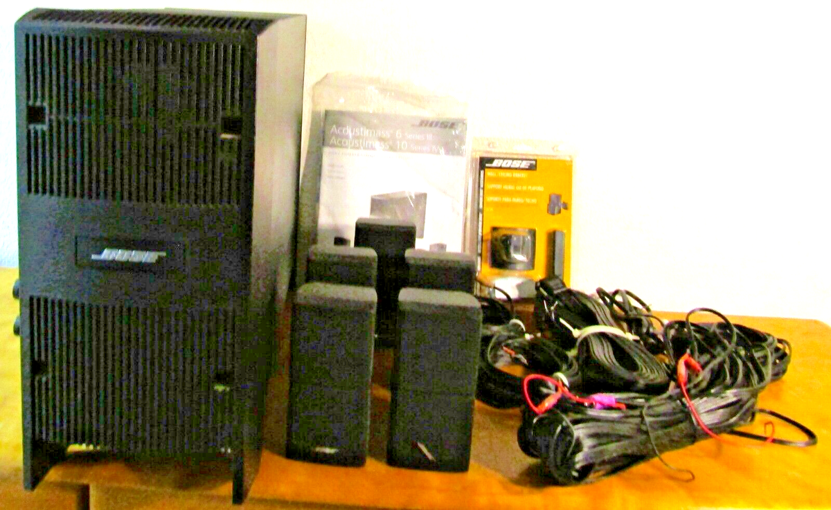 Bose Acoustimass 10 Series II Speaker System 5 Double Speakers