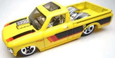 2015 HOT WHEELS CUSTOM '72 CHEVY LUV YELLOW 1:64 DIECAST 2 3/4" PICKUP TRUCK