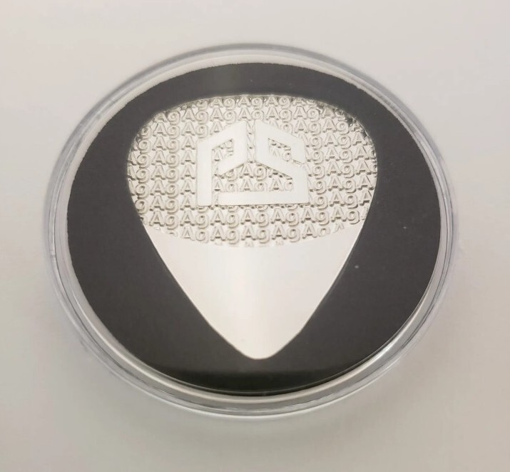 10g gram Guitar Pick Pan Silver Company .999 Fine Silver | eBay