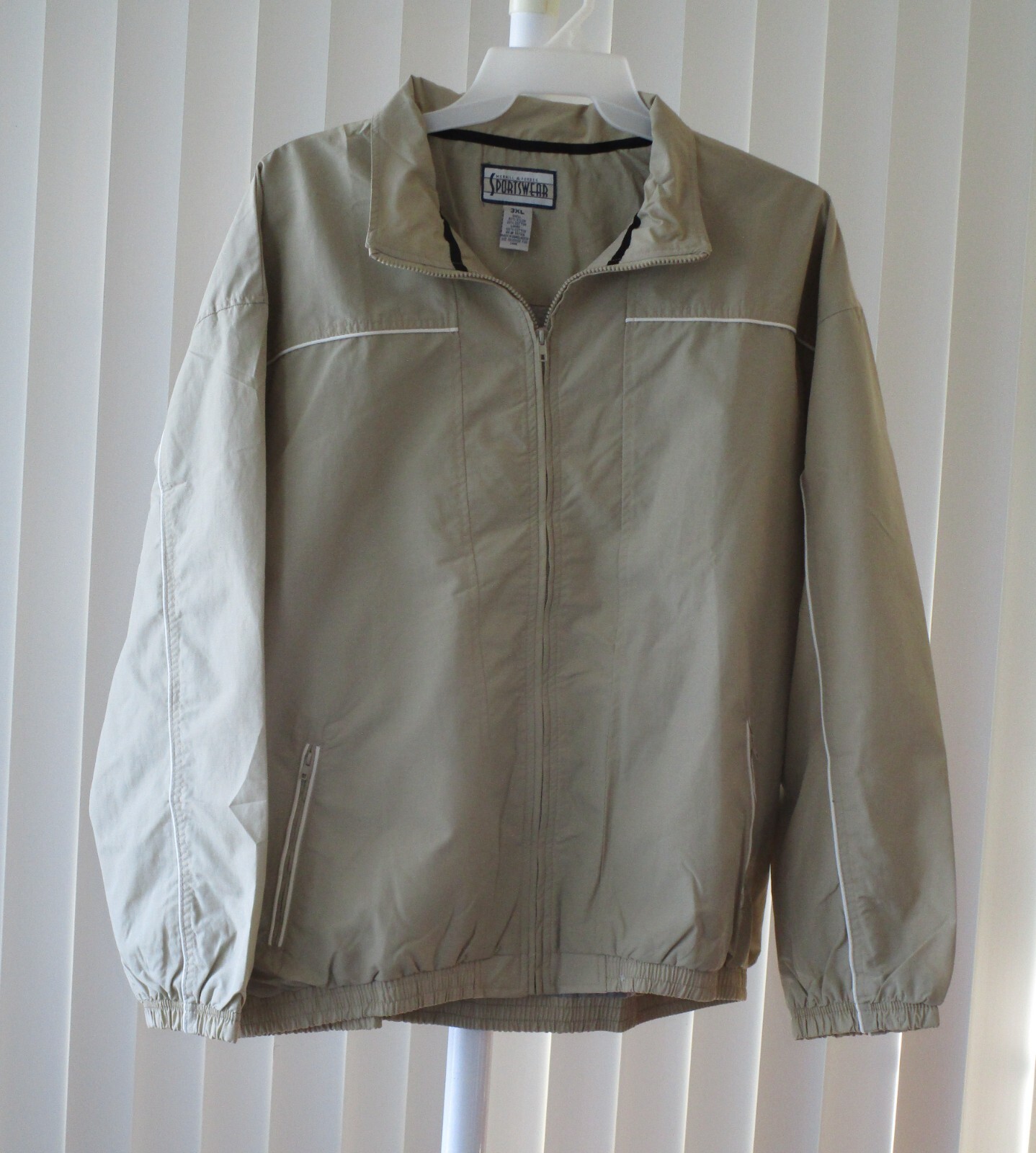 Men's Wind Suit Jacket Pants Tan Merrill & Forbes Sportswear 3XL eBay