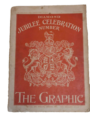 Antike Zeitung The Graphic Diamond Jubilee Celebration Number 28. Juni - 1897