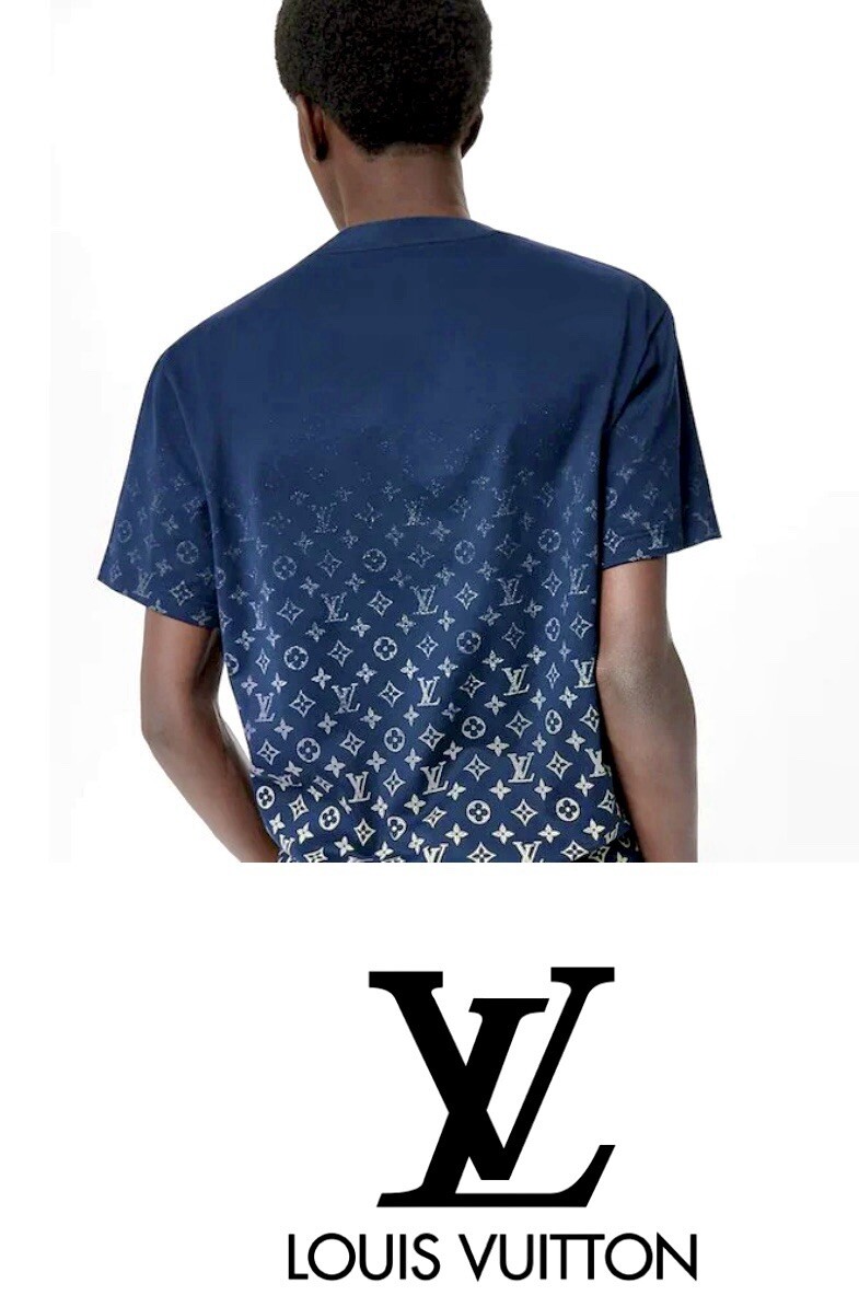 LOUIS VUITTON 2023春 モノグラムウェーブＴシャツ XS LOUIS VUITTON 2023春 モノグラムウェーブTシャツ XS