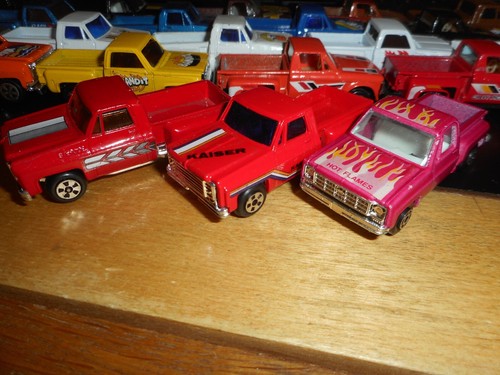 Yatming Vintage Diecast Chevy Stepside lot of 21 trucks - Picture 3 of 16