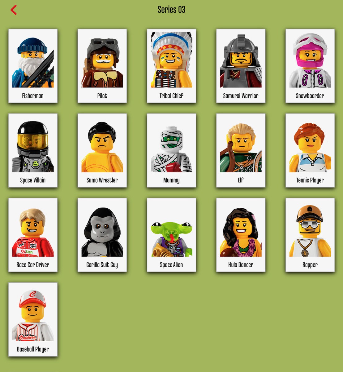 a.kamome ③ YOU CHOOSE!! LEGO 8803 Minifigure CMF Series 3 | eBay