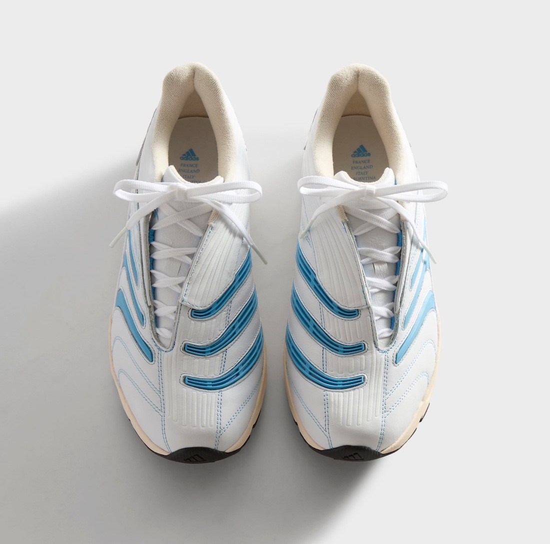 Kith × adidas Football Predator Megaride White Blue JR9208