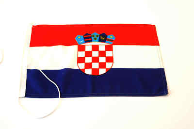 Landesfahne Bootsflagge Flagge Fahne Kroatien 20 x 30 cm von NAVYLINE