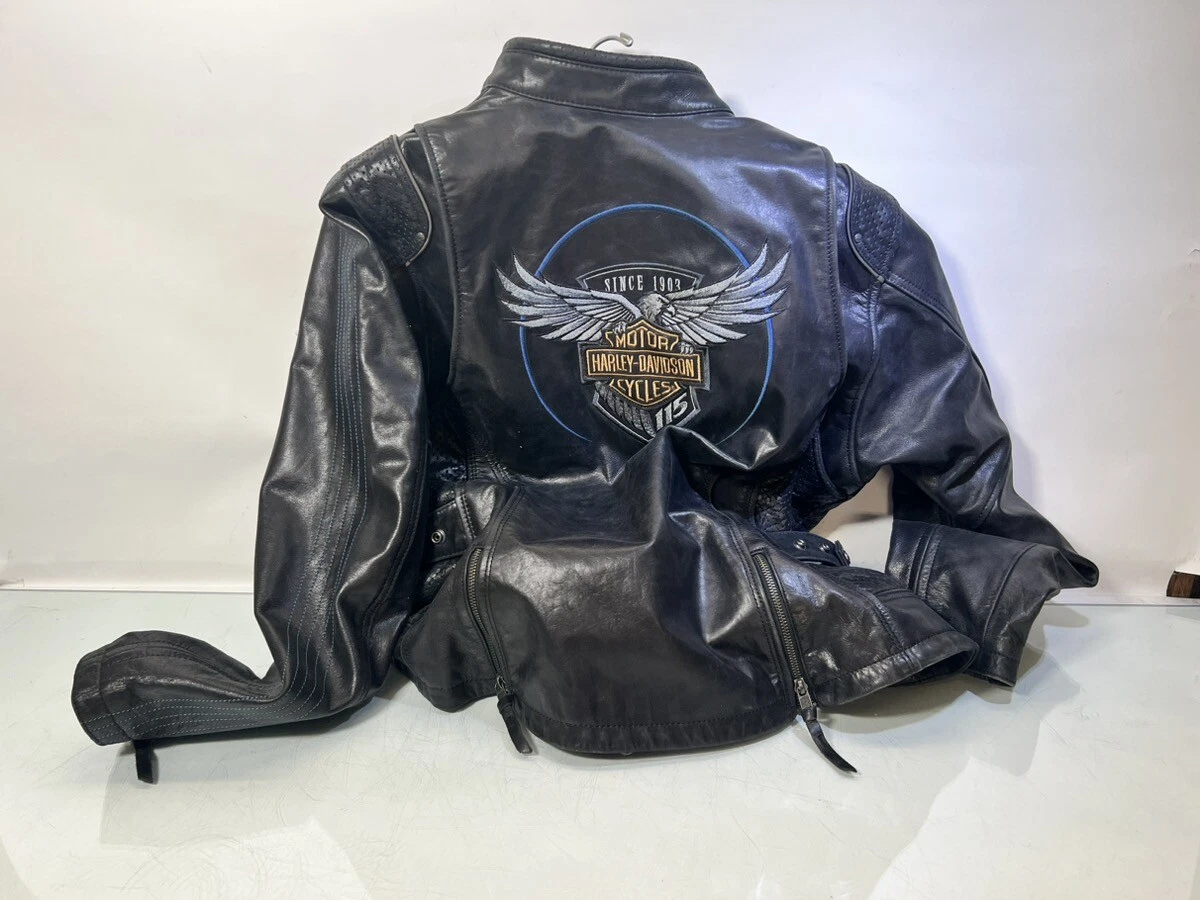 Harley davidson 115th anniversary women's jacket store