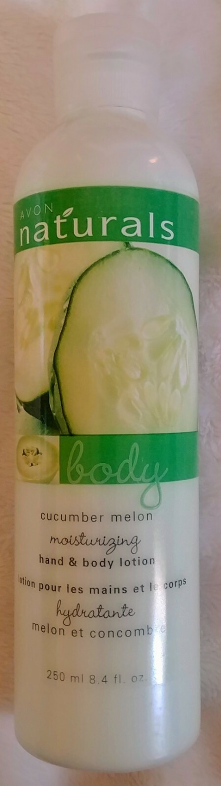 Hidratante Nuevo Avon Loción Natural Pepino Melón Perfumado Protección Corporal Piel