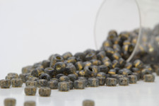 Miyuki Round Rocailles 8/0 Silver Lined Mid Grey Seed Beads RR-650