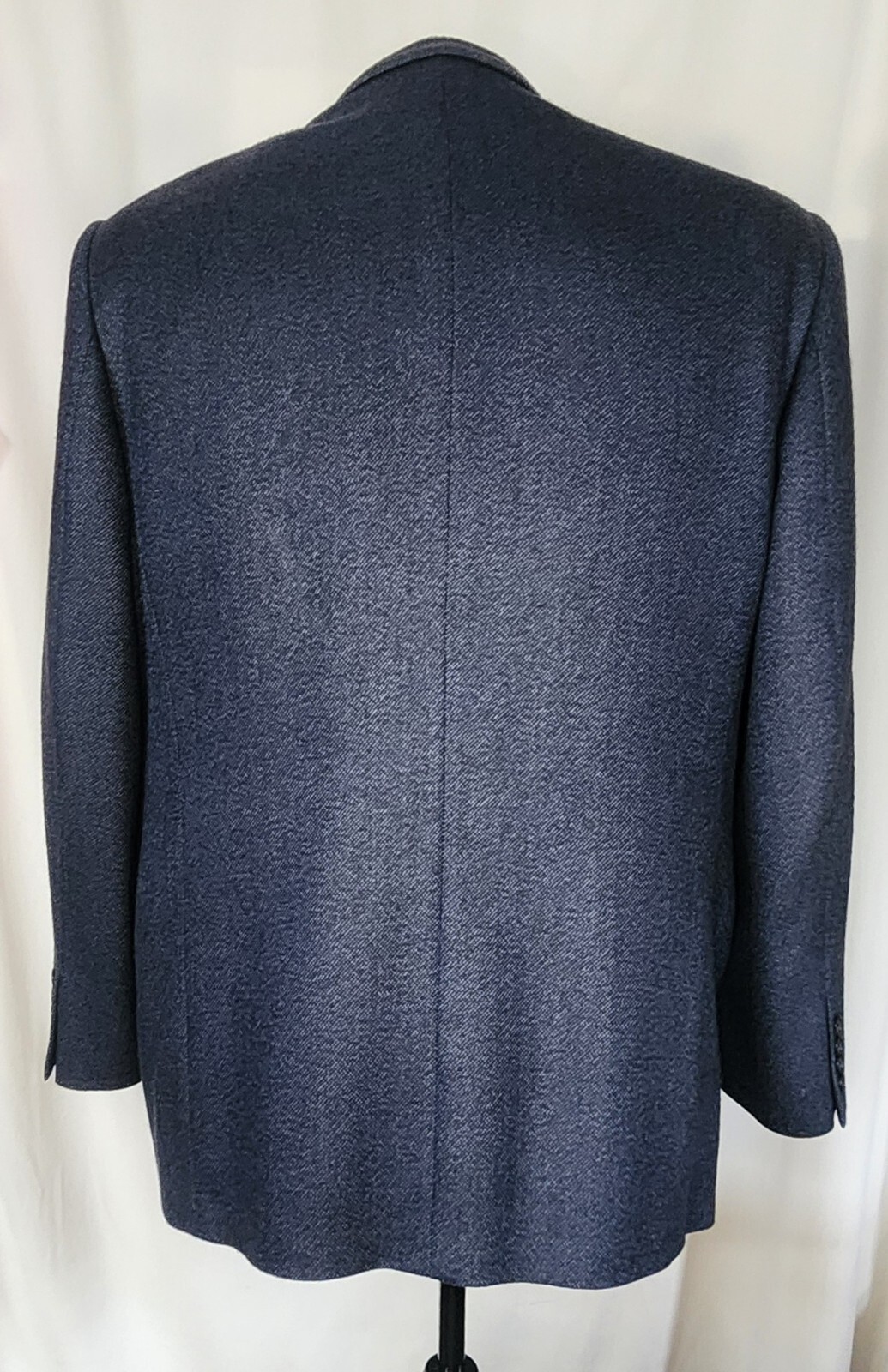 FILA Giacca sportiva Peters Clothiers Saville Row 44R seta lana alpaca cappotto blu