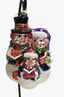 Christopher Radko Snowman Family Singing Carols Snow 5" Glass Christmas Ornament — photo 3