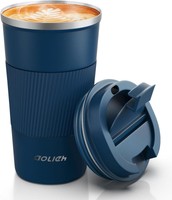 Aolieh Thermobecher Edelstahl Kaffeebecher Auslaufsicherer Deckel 510Ml