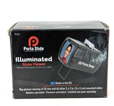 NEW Porta Slide Illuminated Slide Viewer for Viewing 35mm & 2X2 Mounted Slides