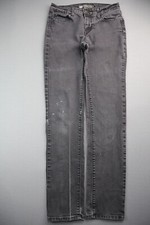 Women's 2014 Levi's Demi Curve Jeans Mid Rise Slim Black Size 2/26 Msr 26x29 