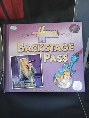 Hannah Montana Backstage Pass Hardcover Book NEW | eBay