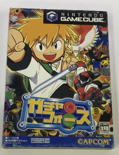 Nintendo Game Cube Gotcha Force Japan w/ Box and Manual 5278 SP