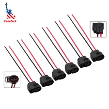 6 X Ignition Coil Connector Plug Harness Pigtail Wire 610-00119 For Kia Toyota