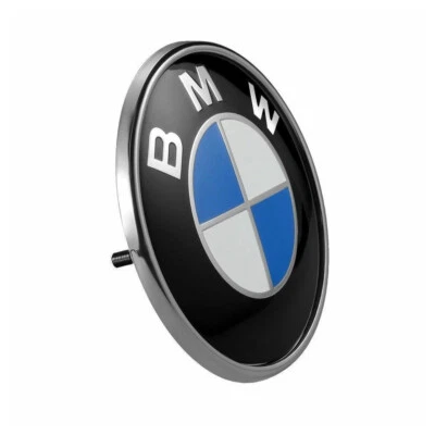 82mm 74mm Vorne+Hinten Für BMW Emblem Motorhaube Heckklappe Kofferraum Abzeichen - Bild 1 von 4
