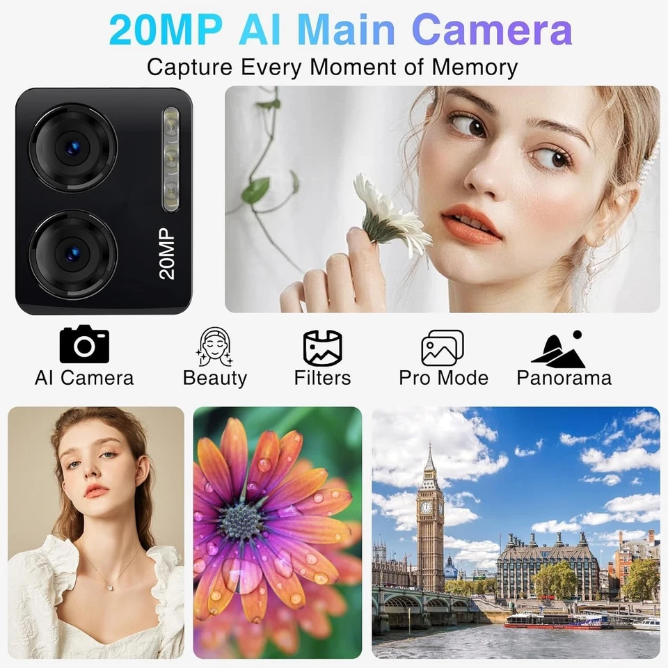 Smartphone Doogee N50S 9GB RAM 128GB 6.52" Nero Dual SIM Android - SIGILLATO - Immagine 4 di 4