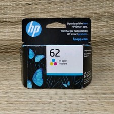 Genuine HP 62 Tri-Color Ink Cartridge C2P06AN Dated 2024 New In Box