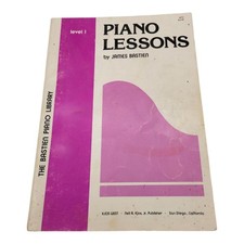 Piano Lessons Level 1 The Bastien Piano Library by James Bastien Music Book