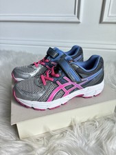 Kids ASICS Gel Contend 2 GS Lightning/Hot Pink/Blue - Size 7