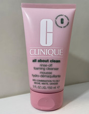 Clinique All About Clean Rinse-Off Foaming Cleanser 5oz/150ml Full Sz **FRESH**