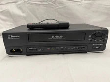 Emerson EWV401B VCR VHS Player  Remote Tested For Power