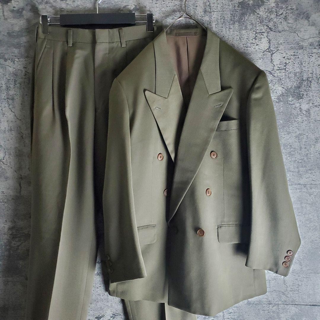 [Setup] Tailored jacket double one color green co… - image 2