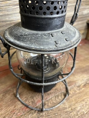 Antique Adlake Kero NYCS New York Central Railroad Lantern Lamp